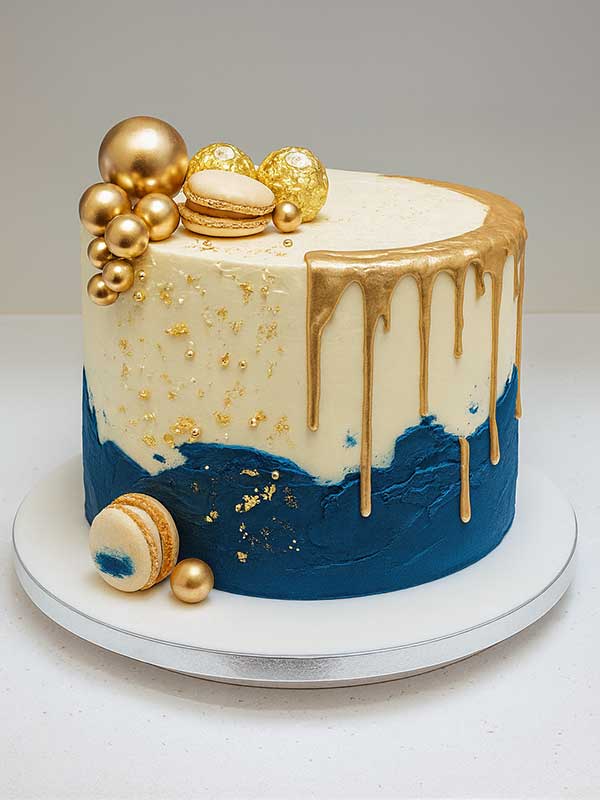 Gold Wave Cake