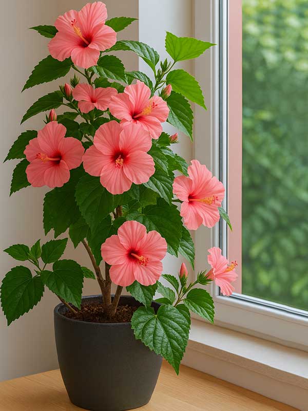Pink Hibiscus Plant
