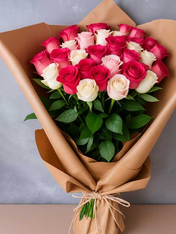 Dark & Sweet Pink Roses