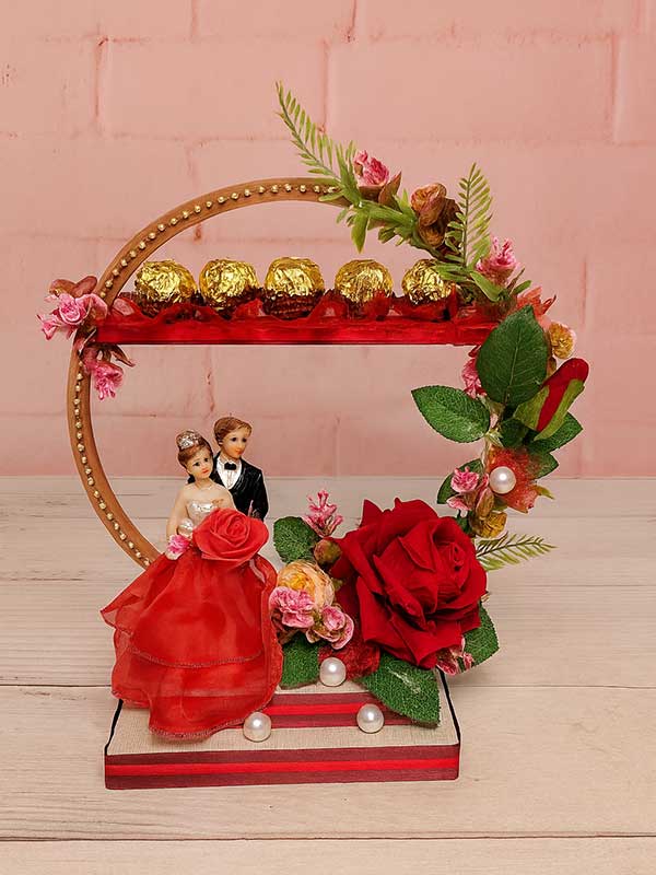 Anniversary Love Round Arrangement