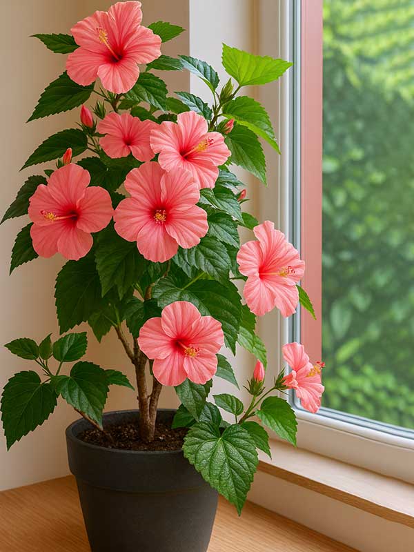 Pink Hibiscus Plant