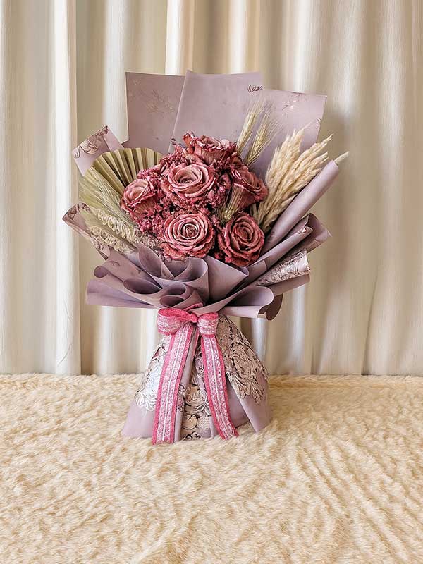 Golden White Artificial Bunch