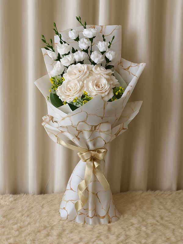 Luxury White Vase Arrangement