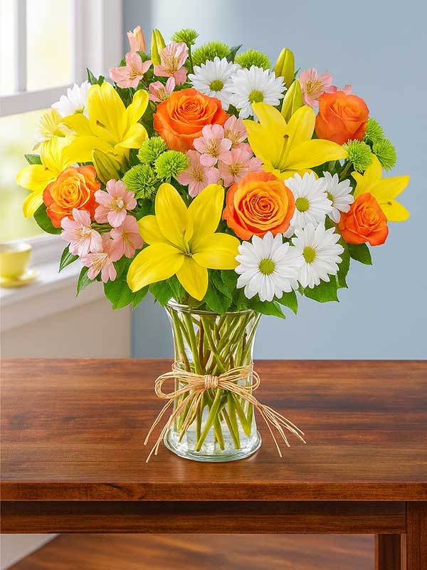 Orange & Yellow Floral Medley