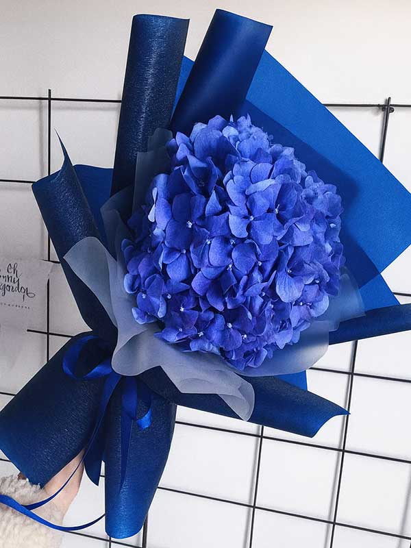 Purple Hydrangea Elegance Bunch